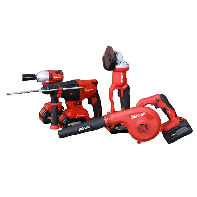 SENCAN 18 Volt 1.5Ah Lithium Battery power tools angle grinder power drills cardless series impact drill wrench