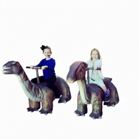 Manège pour enfants en forme de petit dinosaure animatronique en métal pour parcs d'aventure et centres commerciaux