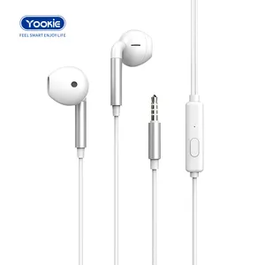 Wired Earphone With Gift Box 3.5 Mm Stereo In- Ear Earphone For Mobile Phone Wholesale Price Wired Earbuds