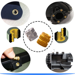 แม่พิมพ์พลาสติกทำจากทองเหลืองสแตนเลสสตีลแม่พิมพ์ใส่เกลียวสำหรับพิมพ์3D พลาสติก OEM - Product Image 6