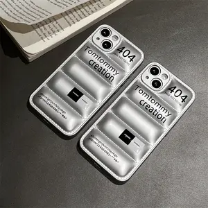 Jaket panjang Inggris merek populer cocok untuk iPhone 14promax casing ponsel untuk Apple 13 cangkang lunak 11 casing perdagangan luar negeri cair