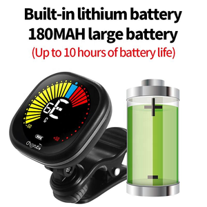 อุปกรณ์ปรับเสียงแบบคลิปออน WST-670แบบชาร์จไฟได้ของ Cherub สำหรับกีตาร์อะคูสติกและอูคูเลเล่ปรับแต่งเชลโล่ - Product Image 5