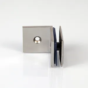 HSC-90W High Quality Shower Door Fitting Polished Finish Glass Clamp