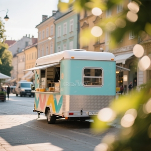 Camion de nourriture mobile entièrement personnalisé 2025, chariot de crème glacée, remorque avec cuisine entièrement équipée - Product Image 5