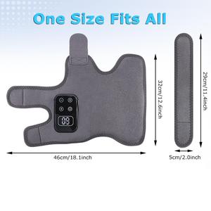 Masseur de pieds chauffant sans fil à piles, enveloppant et vibrant, pour la relaxation des chevilles, pour femmes et hommes, à la maison, au bureau ou en voyage - Product Image 2