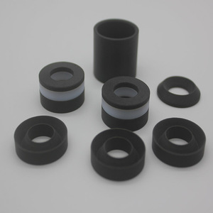<span class=keywords><strong>Guarnizione</strong></span> piatta in ptfe nero carbonio grafite rinforzata modificata personalizzata - Product Image 3