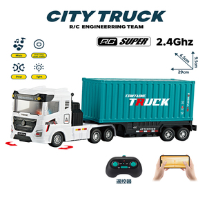 MILI Véhicule <span class=keywords><strong>de</strong></span> transport télécommandé <span class=keywords><strong>sans</strong></span> <span class=keywords><strong>fil</strong></span> 2,4 GHz à 6 canaux et contrôlé par application, série <span class=keywords><strong>de</strong></span> jouets lumineux et musicaux avec chargeur pour enfants - Product Image 5