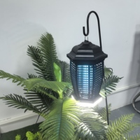 Bug Zapper Outdoor Indoor Electric Fly Zapper Étanche avec lumière LED 5W, puissance 18W et haute tension 4000V