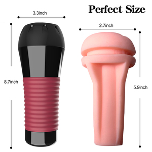 J'aime MELO Vente flash Masturbateur masculin rechargeable par USB Multi-fréquence Vagin réaliste 3D Jouet sexuel pour adultes pour hommes Masturbation - Product Image 2