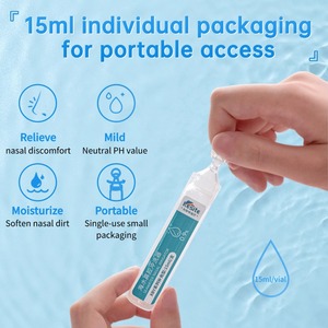 Ome Biểu Tượng Tùy Chỉnh Mũi Thủy Lợi Sodium Chloride 2.3% <span class=keywords><strong>Hypertonic</strong></span> Nước Muối Giải Pháp Cho Máy Phun Sương Mũi Rửa - Product Image 6