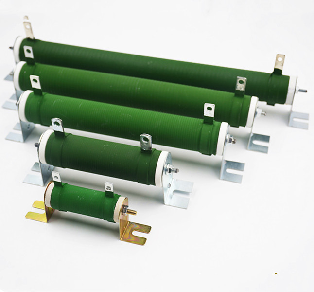 Supply RX20 wirewound resistor adjustable corrugated resistance 10W-6000W green painted power resistor