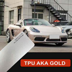 Vinilo para Automóviles <span class=keywords><strong>Aka</strong></span> Gold TPU PPF, Película Autoadhesiva que Cambia de Color, Autoregenerable y Antiarañazos - Product Image 6