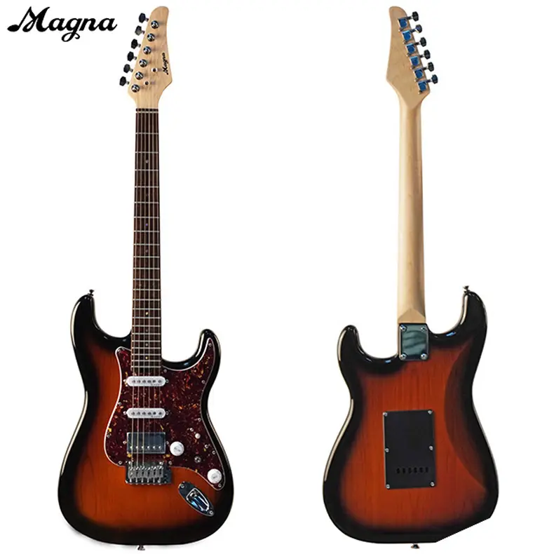 Guitarra elétrica Stratocaster ST guitarras personalizadas nível de entrada iniciantes OEM/ODM guitarras elétricas cor personalizar guitarra