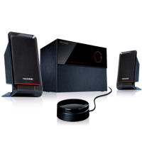 Microlab 2,1 altavoz multimedia M200BT con diente azul