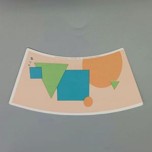 Vaso de papel impermeable de grado alimenticio con una sola capa, impreso en 3-5 colores, PE de doble cara para aperitivos y fideos, precio de fábrica - Product Image 2