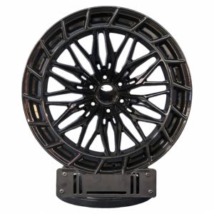 Rines de Aleación de Aluminio Fundido de 22 Pulgadas Monobloque Personalizados en Negro/Plateado para Cadillac CTS - Product Image 1