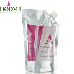 Hair Straightening Perming Cream Brands Best Permanent Keratin Collagen Hair Rebonding Treatment