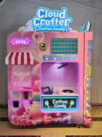 Machine à Barbe à Papa Professionnelle Semi-Automatique en Coton Sucré Distributeur Commercial de Barbe à Papa Machines de Vente Automatique
