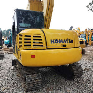 Komatsu เครื่องขุด PC70-8ระบบไฮดรอลิคตีนตะขาบ7ตันที่ใช้ขุดขนาดเล็กพร้อมชิ้นส่วนสำคัญของเครื่องยนต์ - Product Image 4