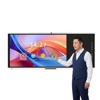 Pantalla Interactiva Inteligente EIBOARD de 94 Pulgadas, 4K LED IR, 20 Puntos Táctiles, Antideslumbrante, para Conferencias, Salas de Juntas, Educación y Reuniones