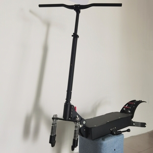 Pièces de rechange pour cadre de trottinette électrique pliable Geofought T4 X6, cadre 10 pouces, taille ouverte 135 mm, double amortisseur avant. - Product Image 3