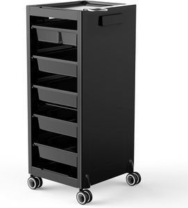 Chariot de salon de coiffure professionnel en bois de haute qualité pour salon de beauté, prix d'usine - Product Image 1