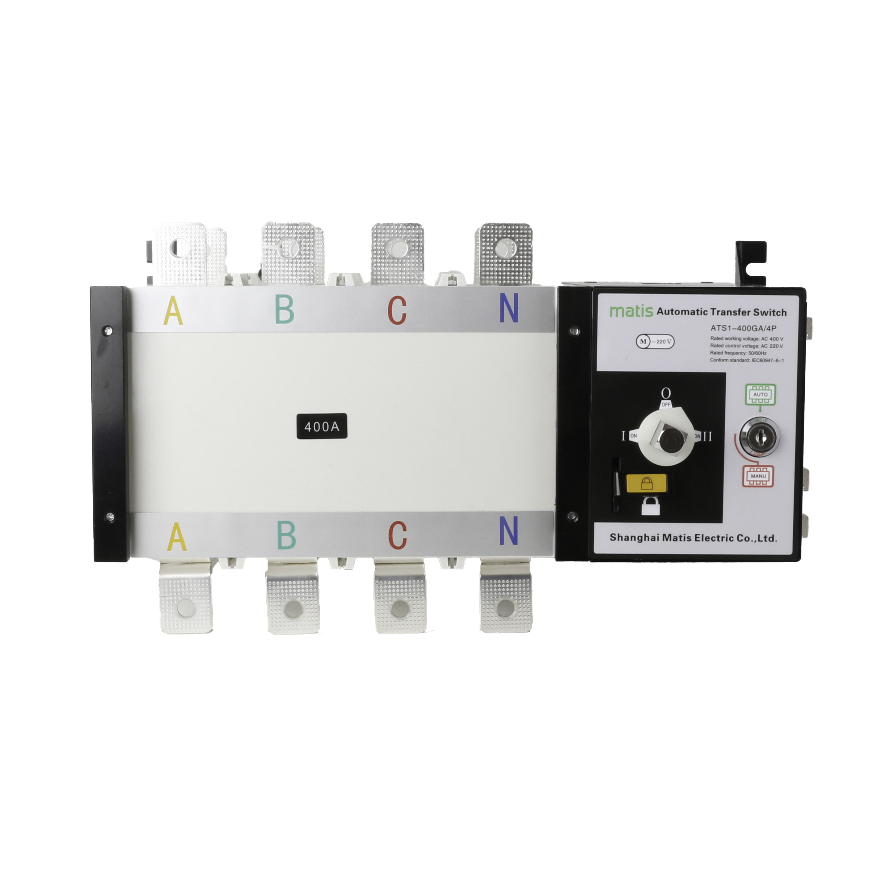 100-3200A белый автоматический переключатель, двойной генератор электроэнергии, автоматический переключатель