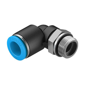 Conector en Ángulo Festo QSL-1/2-10/12, Acoplador Rápido de Latón Niquelado, Piezas Neumáticas - Product Image 4