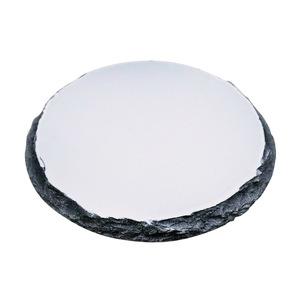 Posavasos de piedra de <span class=keywords><strong>pizarra</strong></span> en blanco redondos al por mayor para sublimación, alfombrilla y almohadillas antideslizantes para bebidas, estilo Rock - Product Image 1