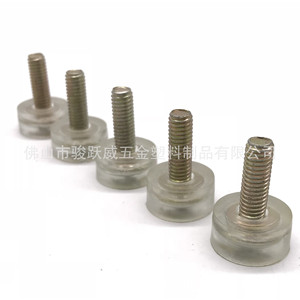 Junyuewei Transparent Adjustable Furniture Foot Pad M6 18mm Plastic Metal Screw Height Adjustment for Table Chair Sofa Cabinet - Product Image 5