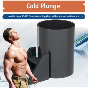 Baignoire à glace Icegalax en acier inoxydable pour 1 personne, baignoire à glace pour cryothérapie - Product Image 3