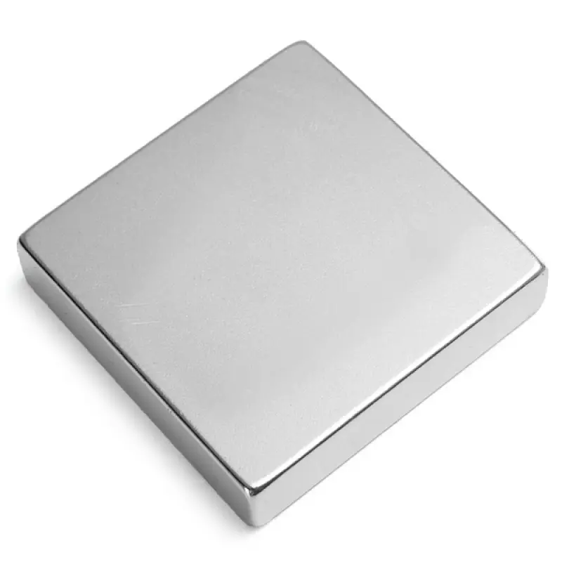 2X2X1 Strong Permanent Neodymium Square Block Magnets For Glass Magnetic Boards Refrigerators