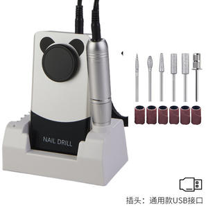 Neue wiederauf ladbare tragbare V8-Nagelbohrmaschine 45000 U/min Poliermittel entferner Maniküre Salon Nagels chl eifer aus Kunststoff - Product Image 4