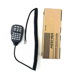 Walkie Talkie MIC HM-133V Mobil Radio Remote Speaker Microphone Dua Cara Radio Kabel Mikrofon untuk 1COM HM-148G