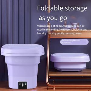 Collapsible <b>Mini</b> Foldable Washer 3 Modes Deep Cleaning Foldable Portable Washing Machine for Baby Clothes, Underwear - Product Image 6