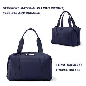 Bolsa de viaje con estilo para llevar durante la noche grande Weekender Travel Duffel Gym Getaway con funda para carrito