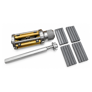 Kit de bruñido de cilindros de motor, herramienta de bruñido ajustable de 2-1/2 a 5-1/2 pulgadas, 16 piedras de alta dureza, grano 120-320, estuche metálico - Product Image 1