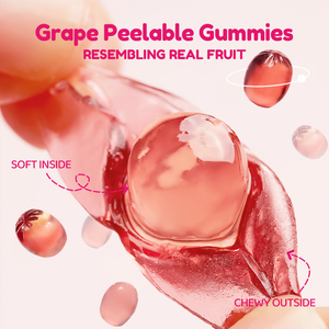 Gomitas Kooday con Sabor a Fruta Pelable, Jugo de Fruta Real, Caramelo Suave con Sabor a Uva - Product Image 3