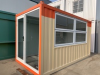 Portable De Luxe 2 Chambres À Coucher Structure En Acier Maison Préfabriquée De Luxe Mobile Living Camper Caravan