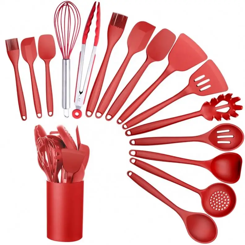 Conjunto de utensílios de cozinha, utensílios de cozinha com espátula, utensílios de cozinha