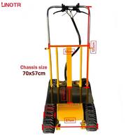 Chariot Électrique Pliant à Batterie au Lithium pour Transport Domestique, Capacité 300 kg, Grimpant aux Escaliers sur Chenilles en Acier