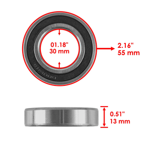 Roulement d'arbre d'entraînement d'essieu arrière pour Kawasaki Mule 2001-2008 3000 3010 4000 OE: 4010-39158 Nouveau stock - Product Image 4