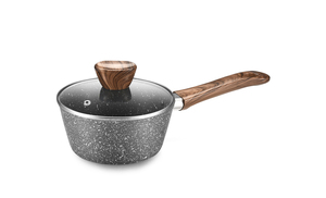 Ustensiles de cuisine en granit, poêle à frire antiadhésive, ustensiles de cuisine ménagers en aluminium, casseroles et poêles en marbre - Product Image 4