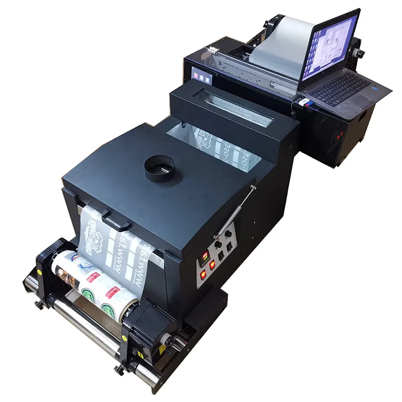 Rolo pequeno para rolar impressora a3 dtf 30cm, impressora de transferência com máquina de pó auto shake dtf forno para impressão de transferência dtf