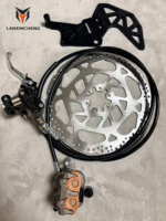 Ensemble de frein arrière Sur-Ron Ultra Bee avec support double étrier pour Light Bee X LBX CNC Alu, kit de course tout-terrain haute performance pour vélo électrique