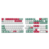 Factory OEM Keycaps Arabic Letters Coral Sea Theme Dye-Sublimation Heat Transfer XDA Profile Mechanical Keyboard Keycap English