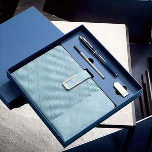 Hot Selling Luxury Business Gift <b>Set</b> Customizable Logo Stainless Steel Thermos Flask <b>Notebook</b> Pen New Design Mother's Day - Product Image 3