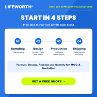 LIFEWORTH Polvo Electrolítico para Hidratación Sin Azúcar, Mezcla de Electrolitos y Vitaminas, Bebida Deportiva