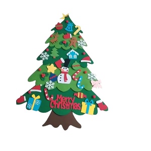 Set Economico MOLIS <span class=keywords><strong>per</strong></span> <span class=keywords><strong>Albero</strong></span> <span class=keywords><strong>di</strong></span> <span class=keywords><strong>Natale</strong></span> Fai-da-Te <span class=keywords><strong>in</strong></span> Feltro con Decorazioni <span class=keywords><strong>per</strong></span> Porta/Parete <span class=keywords><strong>per</strong></span> Capodanno - Product Image 3