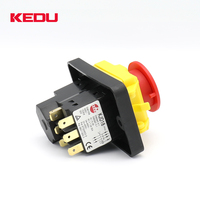 Interrupteur magnétique KEDU KJD18 400V 7 broches, interrupteur intégré pour machine à travailler le bois, fourni par l'usine